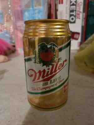 Vintage 1980's Miller High Life Beer Can Coin Bank. USA