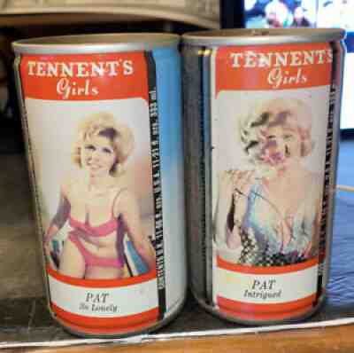 Pat Tennents Lager Beer Cans