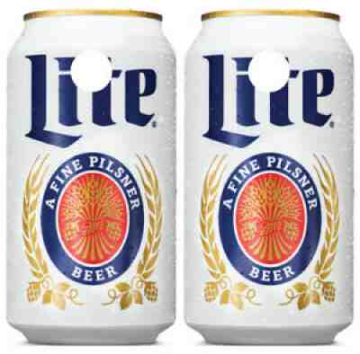 Miller Lite Can Beer Cornhole Board Wraps Skins Vinyl Laminated HIGH QUALITY!