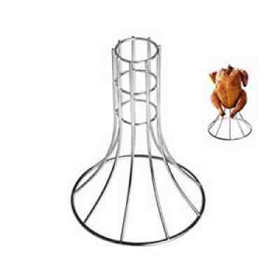 Beer Can Chicken Holder Big Turkey Rack Stand Webers Big Green Egg Accessories L