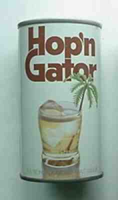 HOP'N GATOR TROPICAL FLAVORED MALT LIQUOR CAN, 1970s (PITTSBURGH BREWING CO