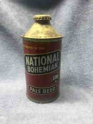 National Bohemian, 12oz Cone top beer can From Baltimore MD