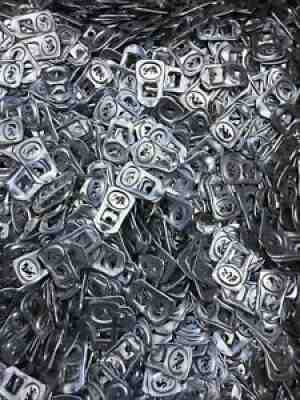 300 Silver RED BULL ALUMINUM CAN TABS ASSORTED PULL TABS POP TOPS SODA