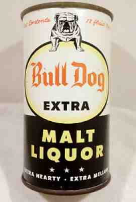 Bull Dog Extra San Francisco, CA Flat Top Beer Can