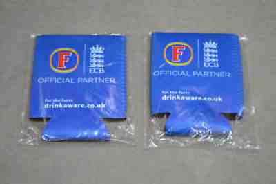 2x Fosters Neoprene Can Bottle Holder Drink Beer Insulator Cooler Sleeve New Two