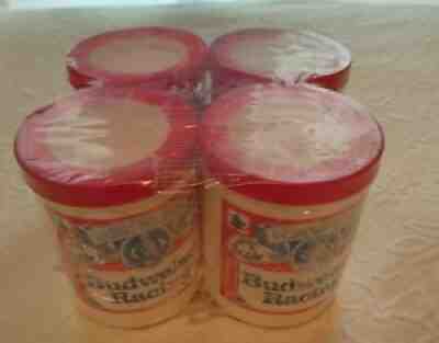 Vintage Budweiser Beer Racing Styrofoam Can Coozie Koozie Holder Genuine Vintage