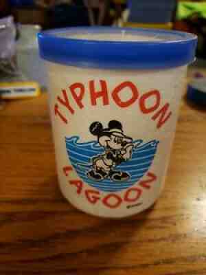 Vintage Mickey Disney Typhoon Lagoon Styrofoam Beer Pop Can Koozie COOLER Holder