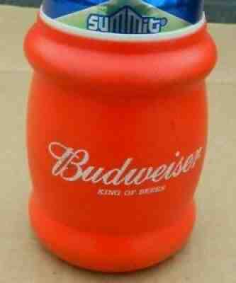 Vintage Budweiser Beer Tuffoam Koozieâ??s Can Holder Koozie Made In St Louis-GUC