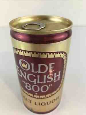Olde English 800 12 oz Bottom Opened Pull Tab Old Beer Can