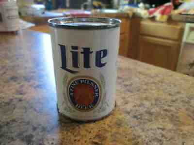 Vintage Miniature MILLER LITE BEER Can BIC Lighter Holder