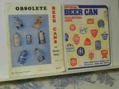 Lot of (2) Different Vtg. 1975 Beer Can Collectors Reference Guide Books