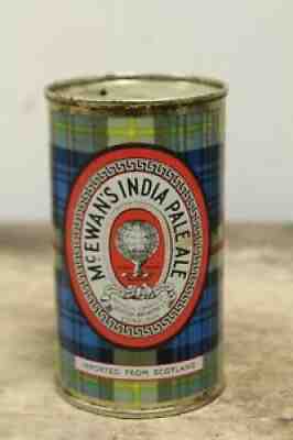 MCEWAN'S INDIA PALE ALE FLAT TOP BEER CAN BREWED IN SCOTLAND