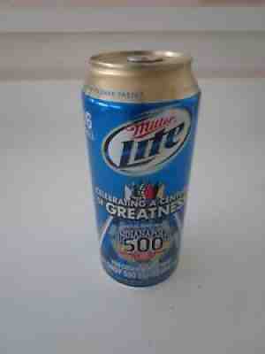 May 2011 Indianapolis 500 100th Anniversary 16 oz Indy Miller Lite Beer Can