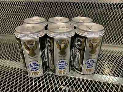 PABST BLUE RIBBON 150th HARLEY DAVIDSON 90th Anniversary Beer Can 6 Pack 1994