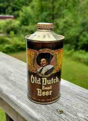 RARE!!! Old Dutch Cone Top Beer Can - Aztec - San Diego, CA - Read Description