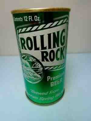 ROLLING ROCK "33" STRAIGHT STEEL PULL TAB BEER CAN #116-17B OLD LATROBE BREWING