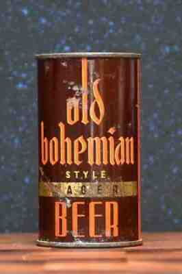 Old Bohmian LAGER O/I Flat Top Beer Can Cleveland OHÂ  Â Lilek 583