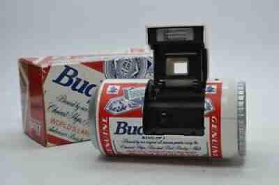 [UNUSED in BOX] BUDWEISER BEER CAN VINTAGE 35mm FILM CAMERA #3155