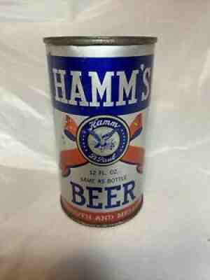 Vintage Hamm's Beer Can ~ 12 oz, Flat Top, Operating Instructions