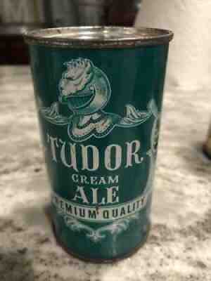 Tudor Cream Ale Premium Quality Beer Can Vintage Flat Top