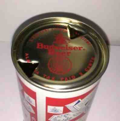 Budweiser Lager Beer FLAT TOP CAN USBC#44- St Louis 5 CITY VANITY LID ALABAMA