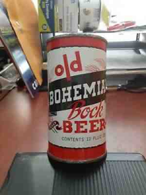 Old Bohemian Bock Beer Flat Top Can, USBC #104-27
