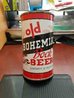 Old Bohemian Bock Beer Flat Top Can--VERY NICE--