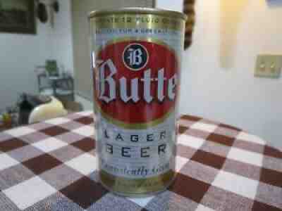 Super Clean BUTTEB Lager 12 Oz FT Beer Can Butte Montana 47/32 Nice Vanity Lid