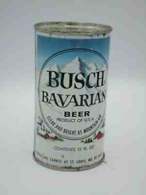 Busch Bavarian Flat Top Beer Can TOUGH FIRST BUSCH