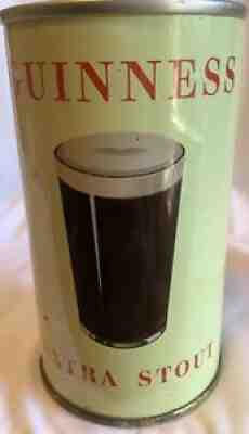 GUINNESS EXTRA STOUT - B/O STRAIGHT STEEL PULL TAB 12 fl ozs - (ARM FORCES ONLY)