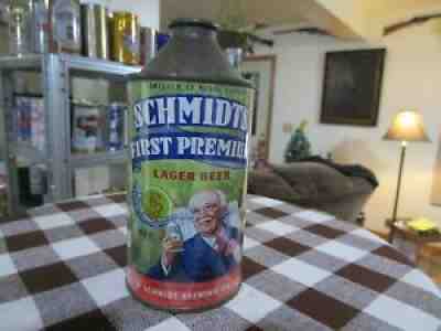 Super Nice Schmidt's First Premium 12 Oz Cone Top Beer Can Logansport In 184/1