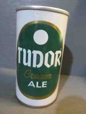 TUDOR CREAM ALE_ CUMBERLAND MD._ STEEL BEER CAN -[EMPTY CANS, READ DESC.]-