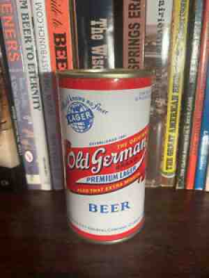 Old German Brand Premium Lager 12oz Flat Top Beer Can High Grade! EMPTY