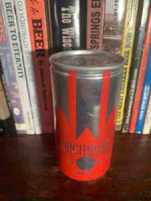 Michelob 12oz Push Button Beer Can Ext Aluminum High Grade! Merrimack NH EMPTY