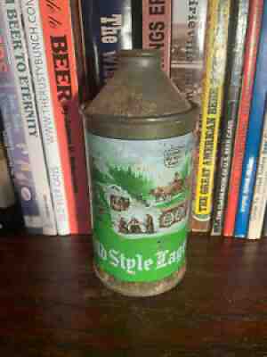Old Style Lager 12oz Cone Top Beer Can Higher Grade EMPTY