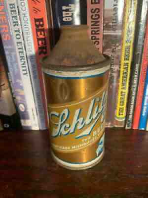 Schlitz 12oz Cone Top Beer Can IRTP Higher Grade EMPTY