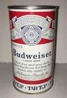 Details about   Vintage Budweiser  24 Case and Pull Tab Cans 