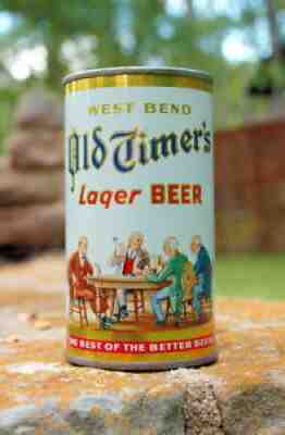 HANDSOME OLD TIMER'S FLAT TOP BEER CAN! B/O'ed GEM!