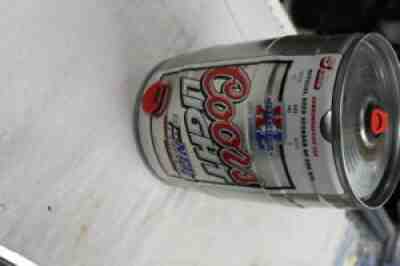 ORIGINAL 2001 (OCT01) Coors Light 5 Liter 1.3 Gallon Fridge BIG BEER Can EMPTY