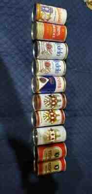 vintage beer cans lot 10 cans