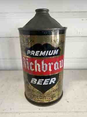 Richbrau Cone Top Beer Can Quart 32oz Richmond VA