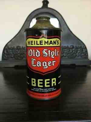 Heileman's Old Style Lager cone top beer can La Crosse, WI