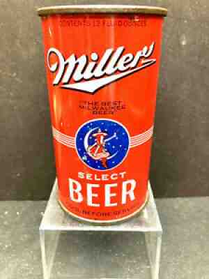 Red Miller Flat Top O.I. Beer Can c.1939