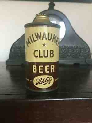 Milwaukee Club cone top beer can Milwaukee, WI