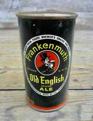 Frankenmuth Old English Ale Flat Top Beer Can 12oz. Frankenmuth, Michigan.