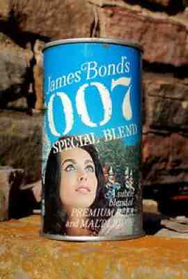 NICE 1968 JAMES BOND 007 PULL TAB BEER CAN!