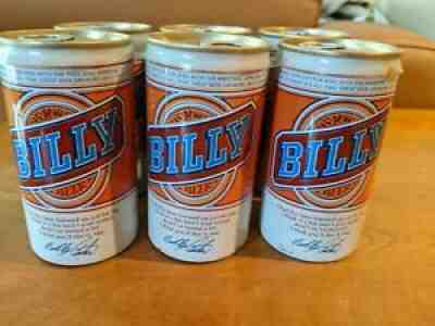 Vintage, Original Plastic Complete 6-Pack of Billy Beer 1970's Classic Near Mint