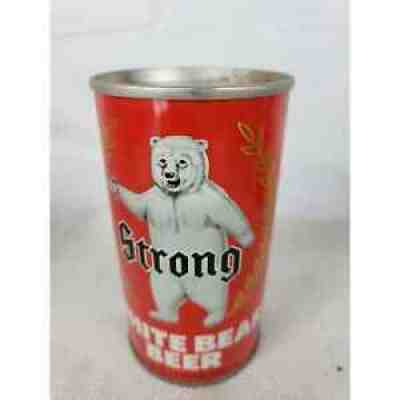 Strong White Bear Beer Can Flat Top Brewing Co. Eau Claire WI