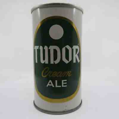 Tudor Cream Ale Straight Steel Beer Can Cumberland Maryland Pull Tab Empty