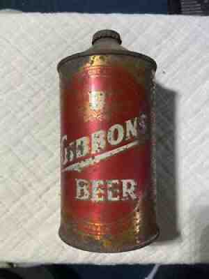 Gibbons Quart cone top beer can